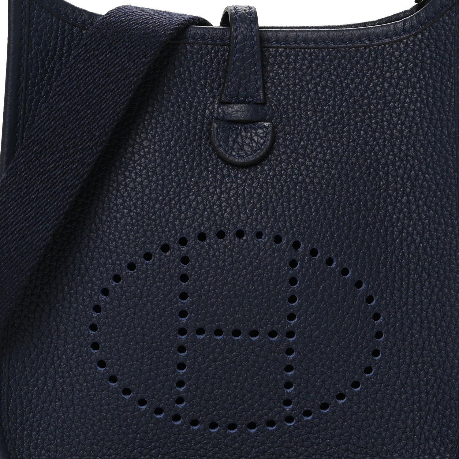 Hermes Taurillon Clemence Amazone Evelyne TPM Bleu Nuit Bleu Indigo 8 of 11
