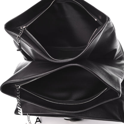 Chanel Lambskin Accordion Globe Clutch Black 5 of 8