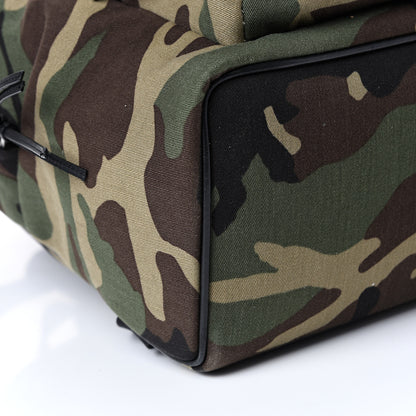 Saint Laurent Canvas Multi Patch City Backpack 8 of 11