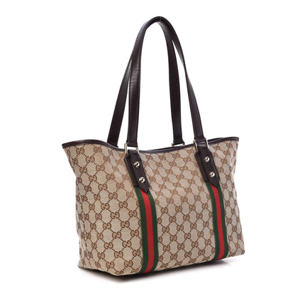 Gucci Monogram Medium Jolicoeur Tote Brown 3 of 11