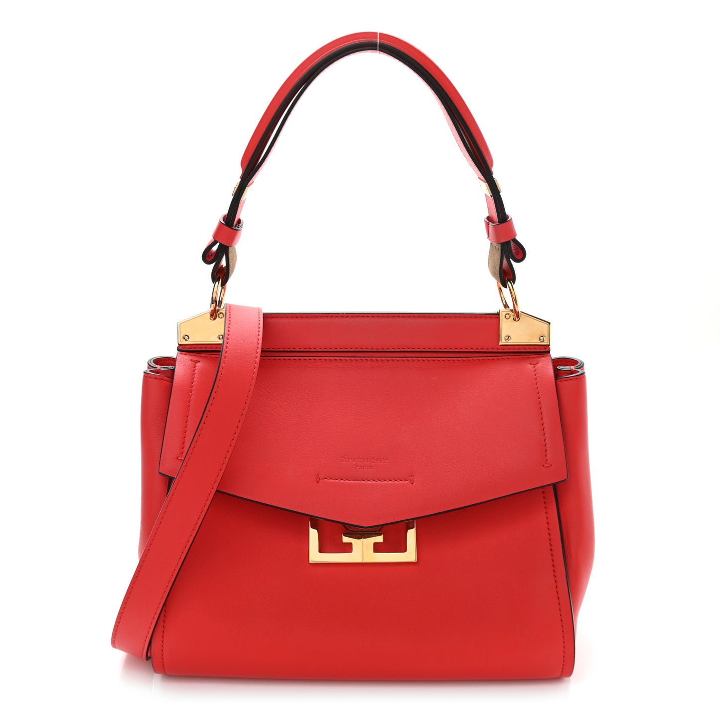 Calfskin Small Mystic Shoulder Bag Red