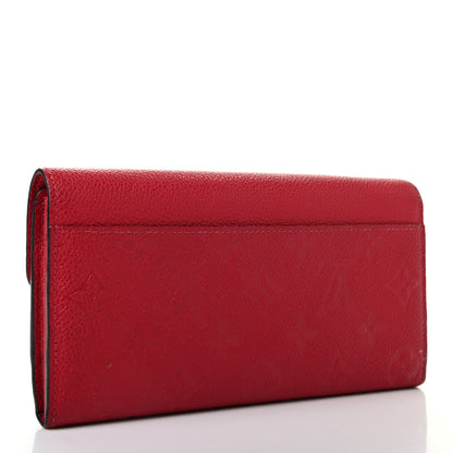 Louis Vuitton Empreinte Sarah Wallet NM Cherry 3 of 10