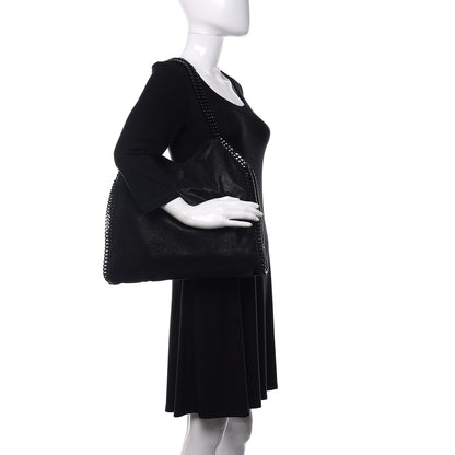 Stella McCartney Shaggy Deer Small Falabella Tote Black 2 of 9