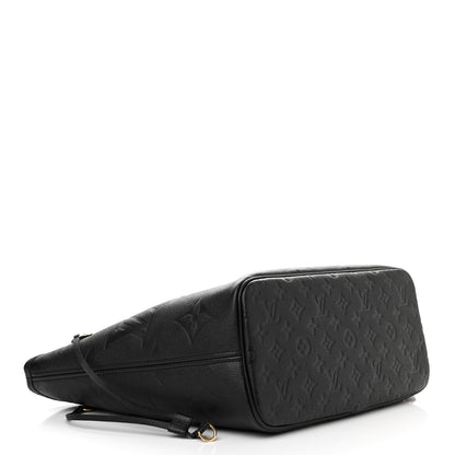 Louis Vuitton Empreinte Monogram Giant Neverfull MM Black 5 of 12