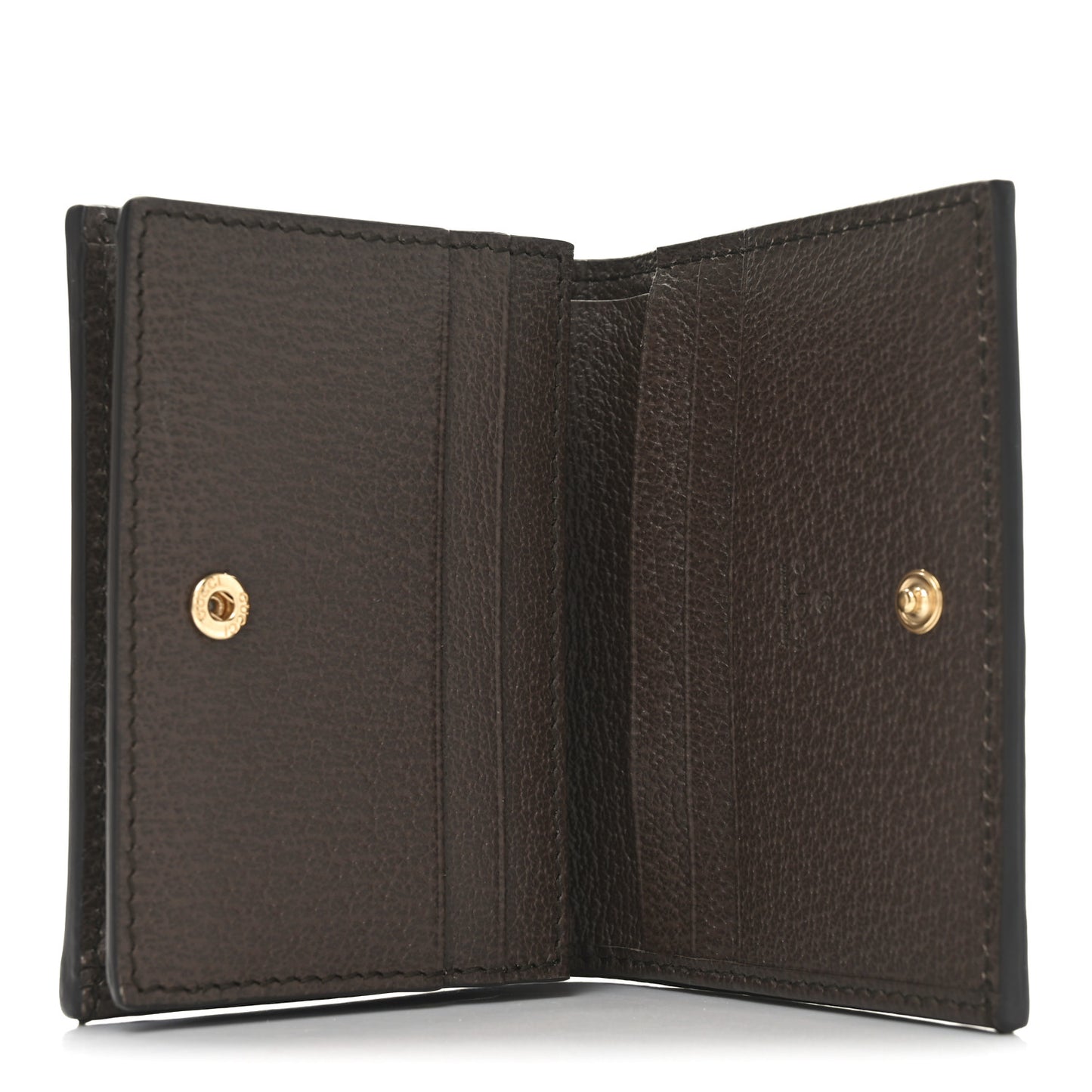 GG Supreme Monogram Web Ophidia Card Case Beige New Acero