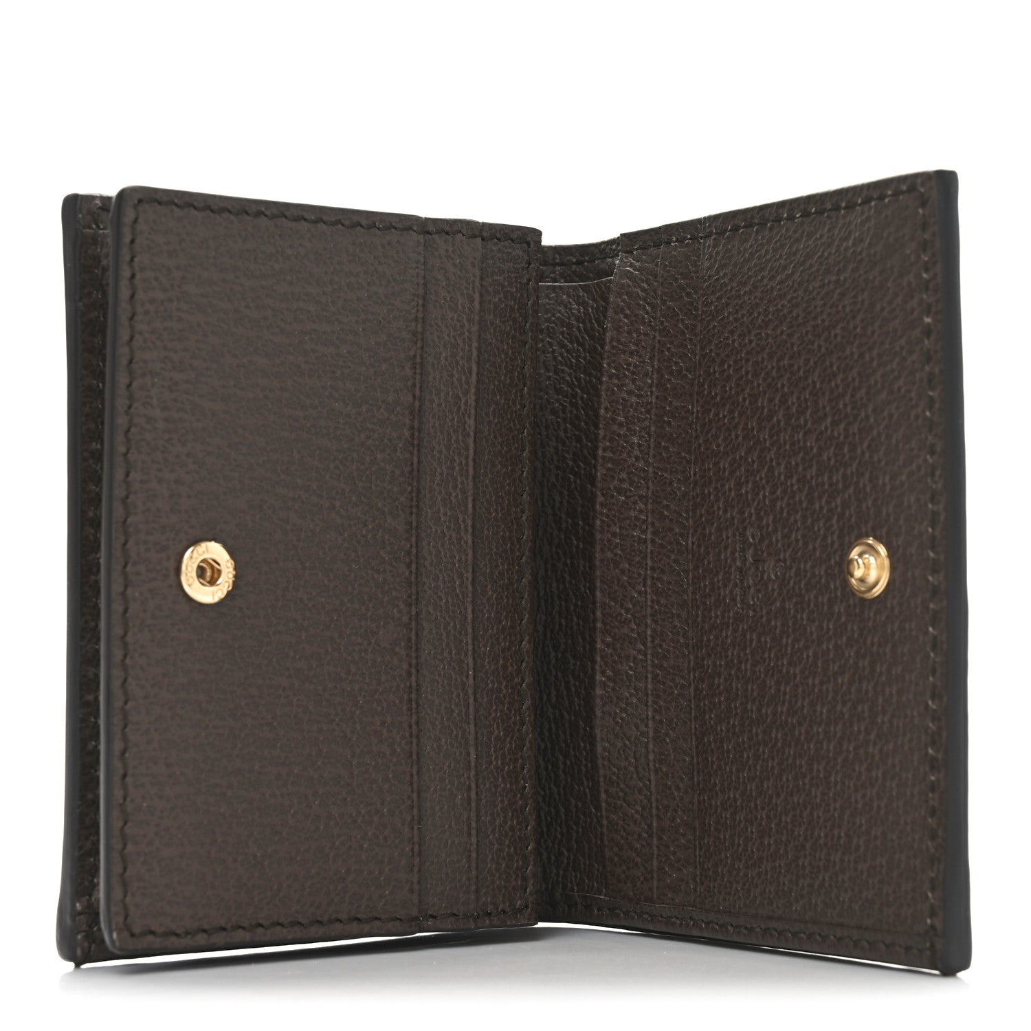 Gucci GG Supreme Monogram Web Ophidia Card Case Beige New Acero 5 of 7