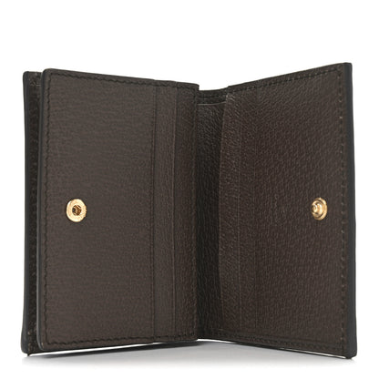 Gucci GG Supreme Monogram Web Ophidia Card Case Beige New Acero 5 of 7