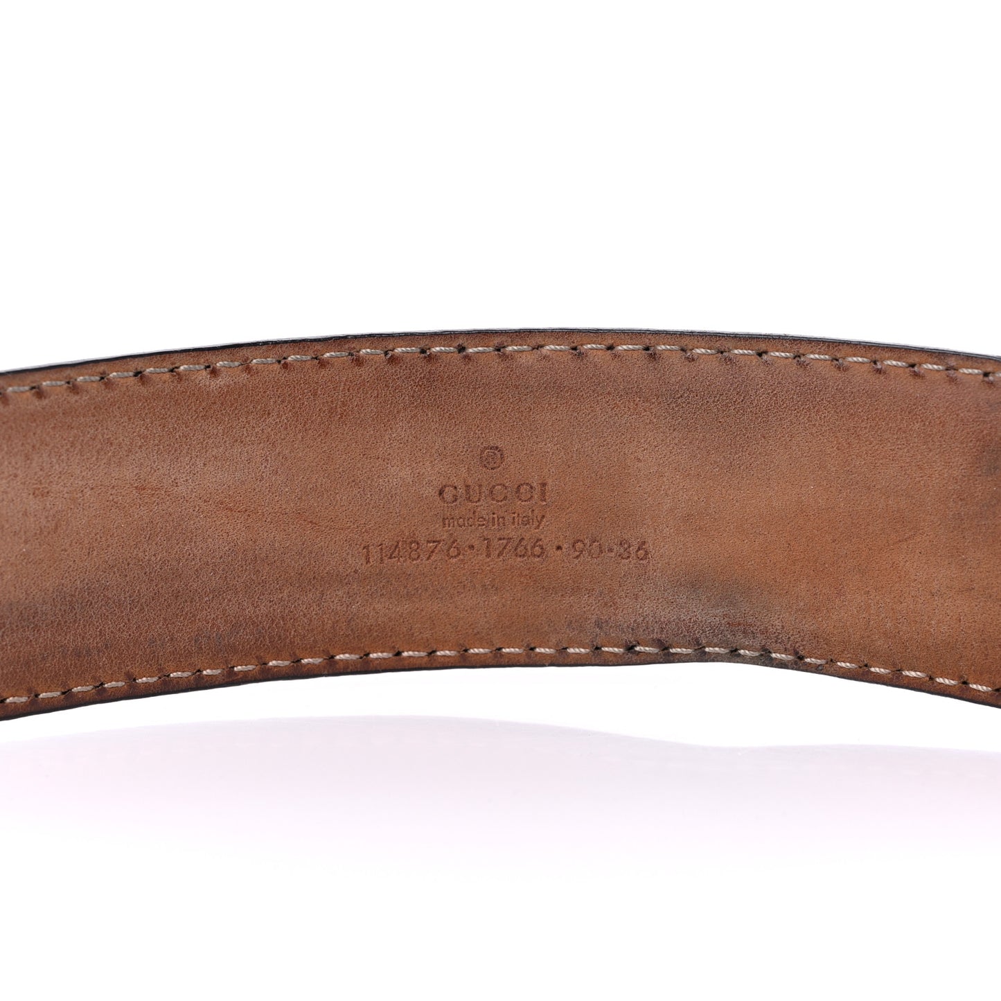 Guccissima Interlocking G Belt 90 36 Purple