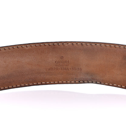 Gucci Guccissima Interlocking G Belt 90 36 Purple 3 of 8