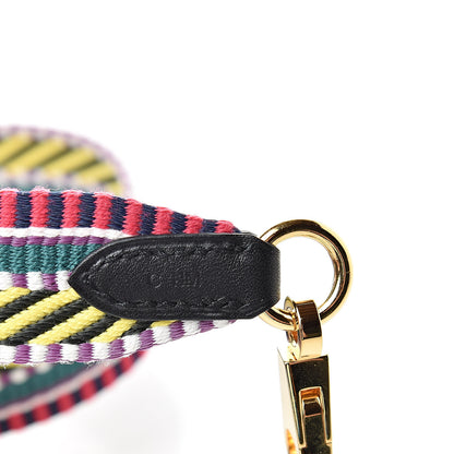 Hermes Toile Swift 25mm Sangle Cavale Shoulder Strap Multicolor Black 4 of 5