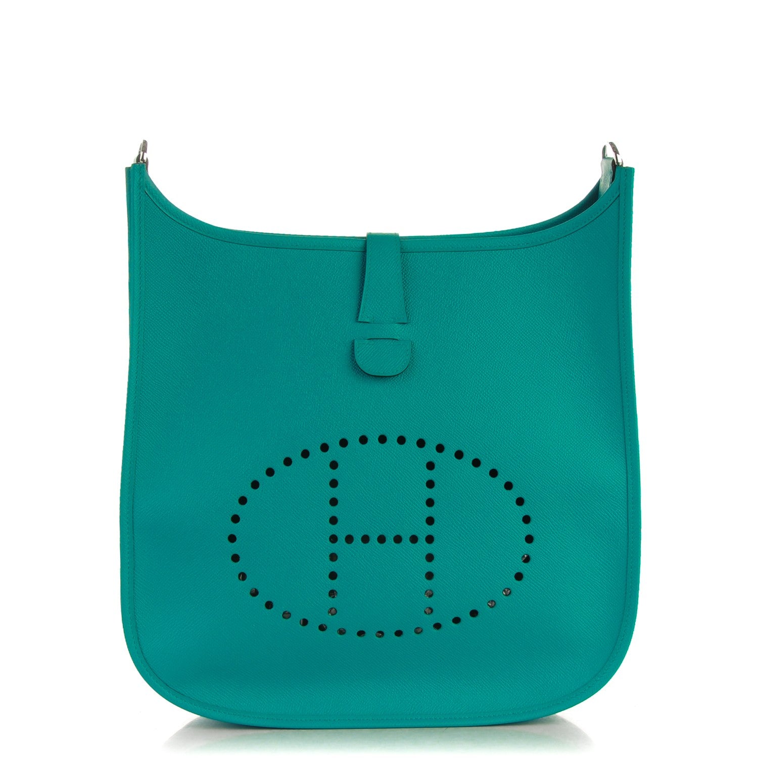 Hermes Epsom Evelyne III GM Bleu Paon 1 of 8