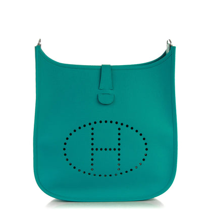 Hermes Epsom Evelyne III GM Bleu Paon 1 of 8