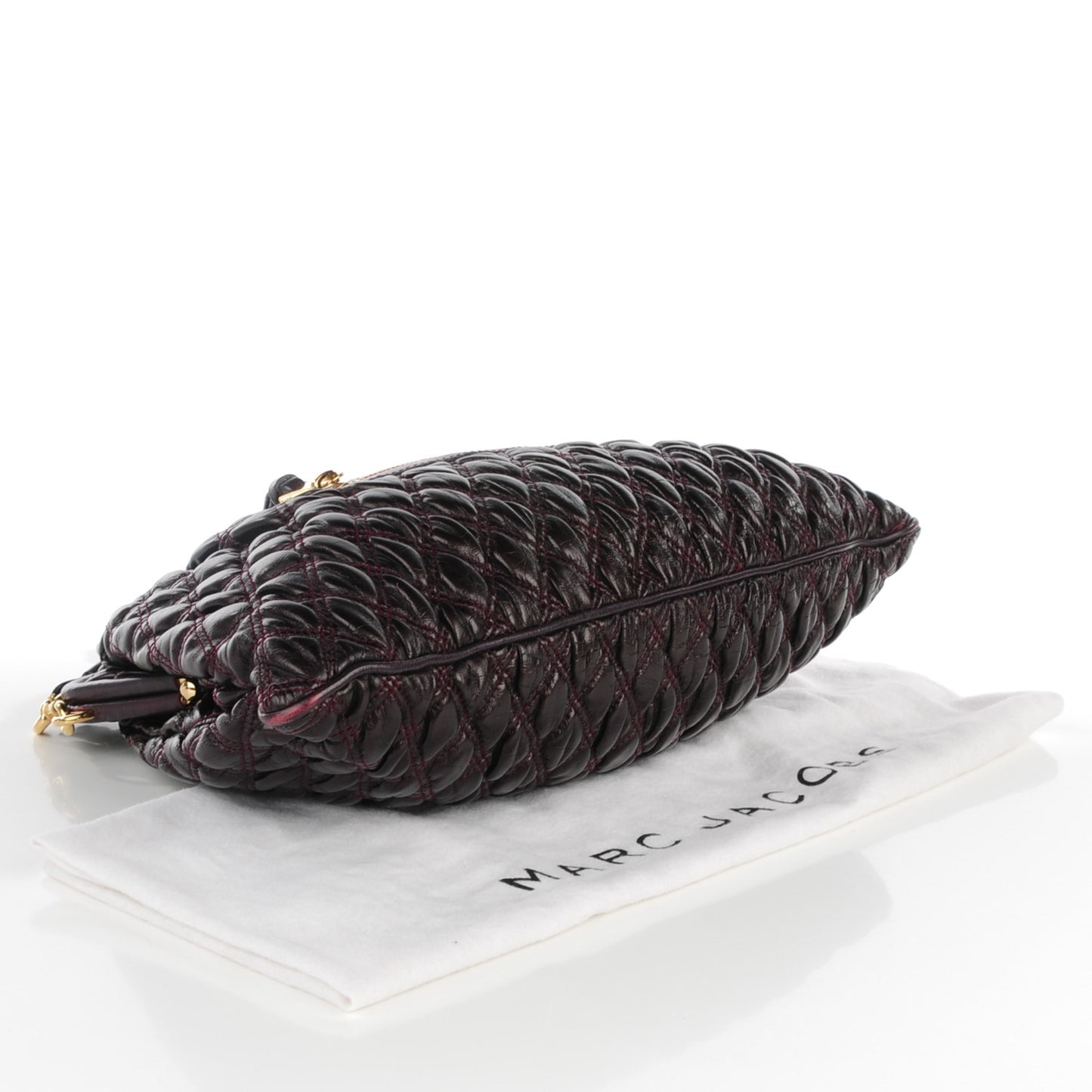Elastic Quilted Stam Plum