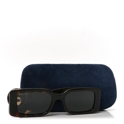 Gucci Acetate Chaise Rectangle Frame Sunglasses GG1325S Tortoise 7 of 7