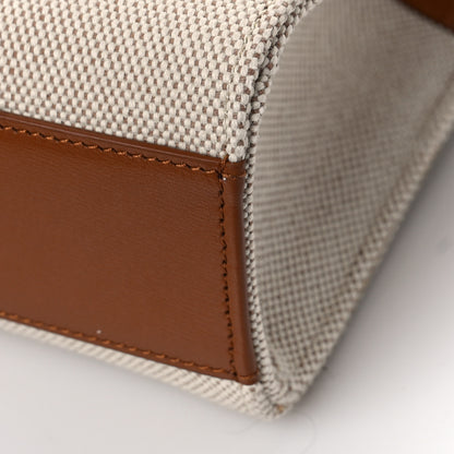 Saint Laurent Canvas Calfskin Manhattan Shoulder Bag Natural Beige Brick 8 of 8