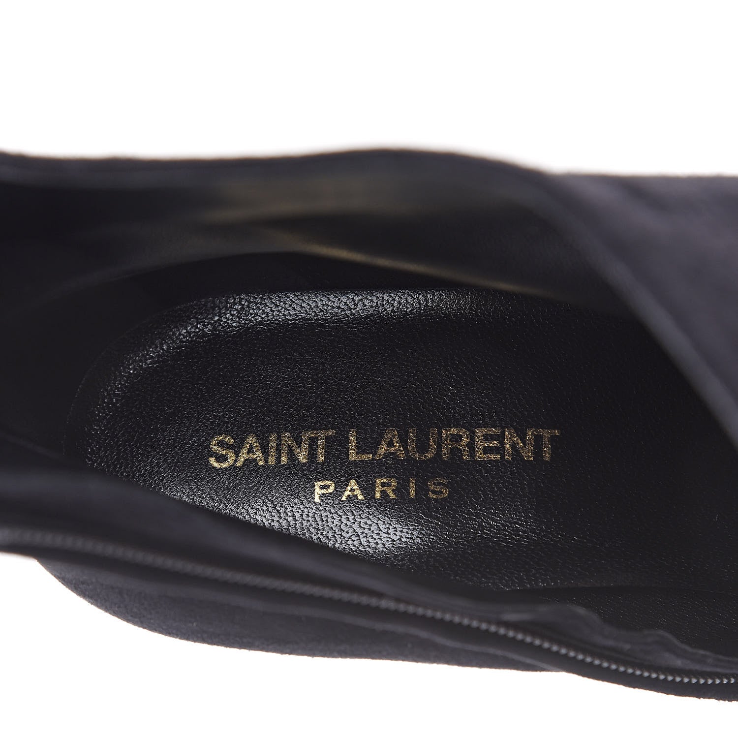 Saint Laurent Suede Kiki Ankle 85 Zip Boot 39 Black 8 of 9