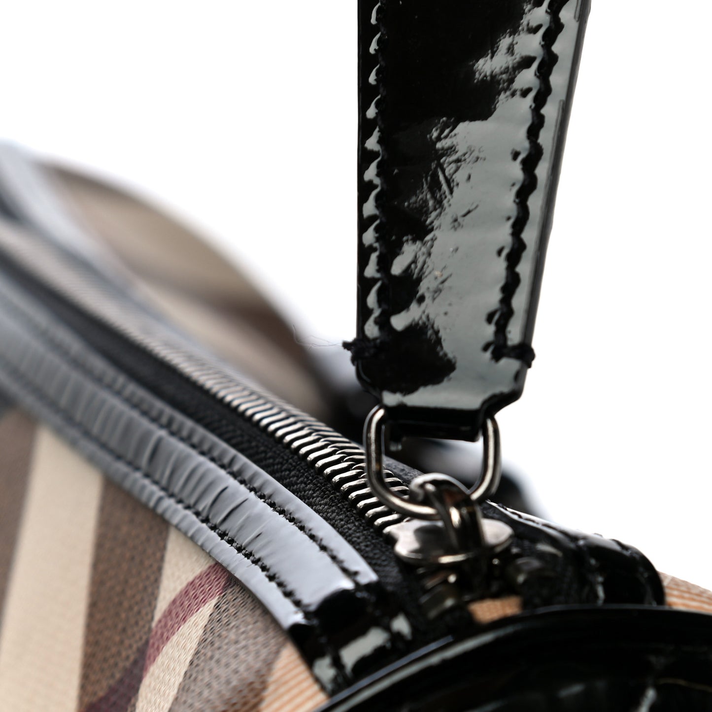 Nova Check Small Chester Bowling Bag Black