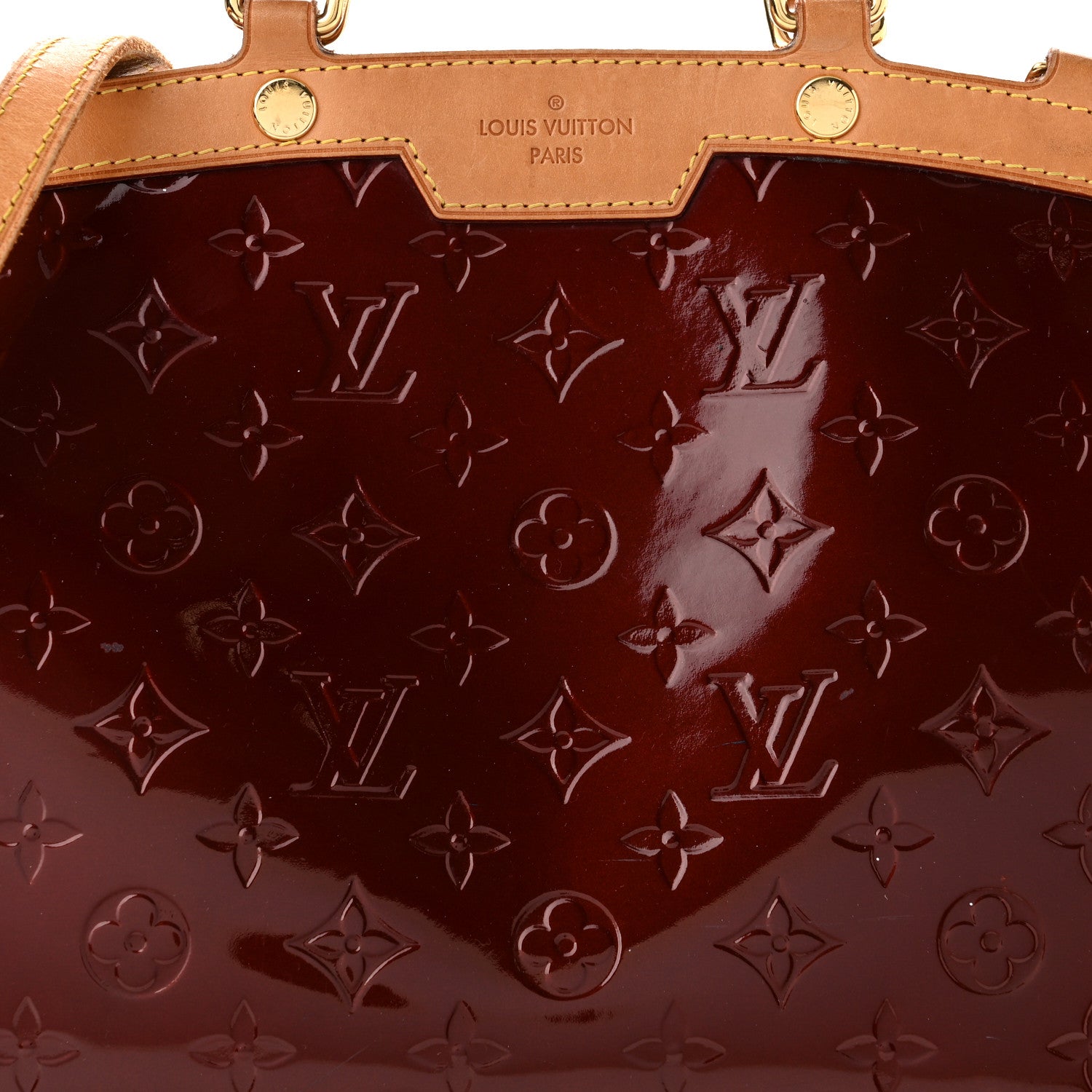 Louis Vuitton Vernis Brea MM Rouge Fauviste 7 of 9