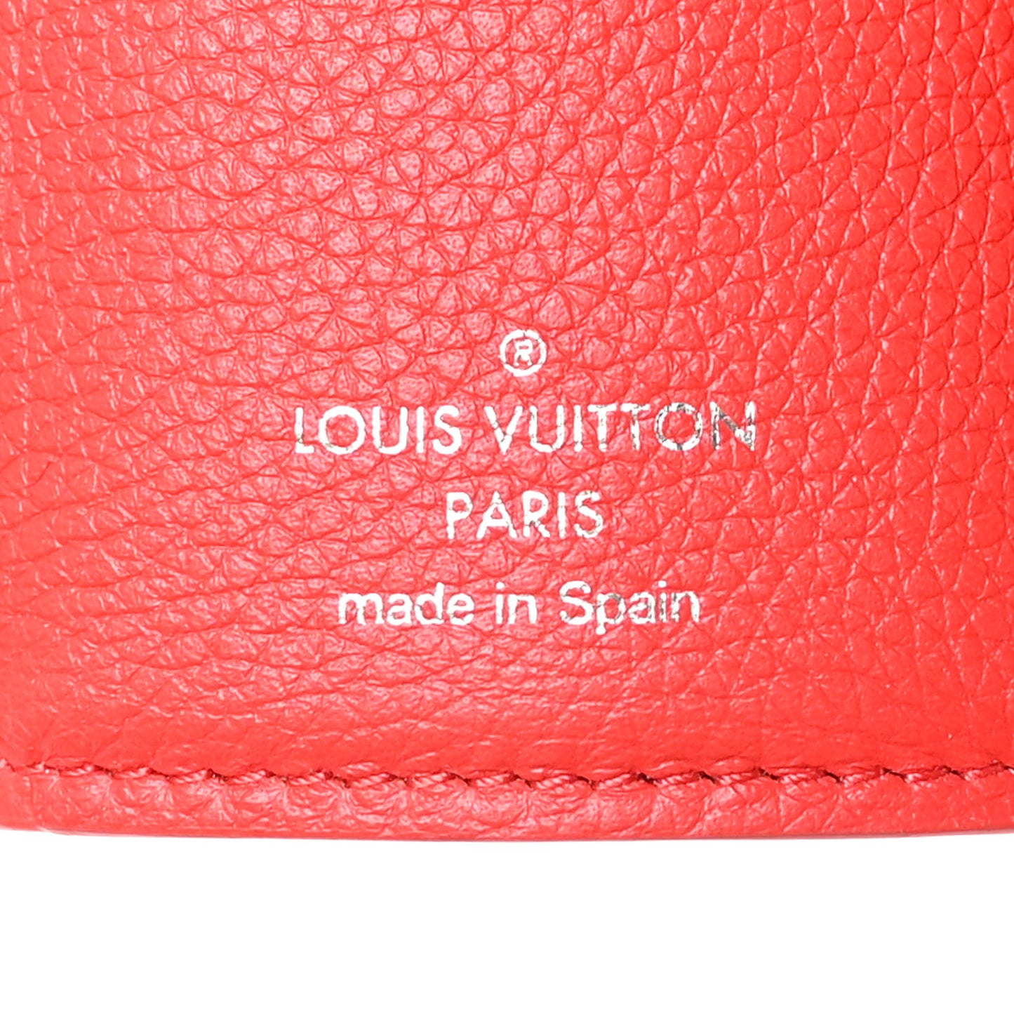 LOUIS VUITTON Soft Calfskin My Lockme Compact Wallet Poppy