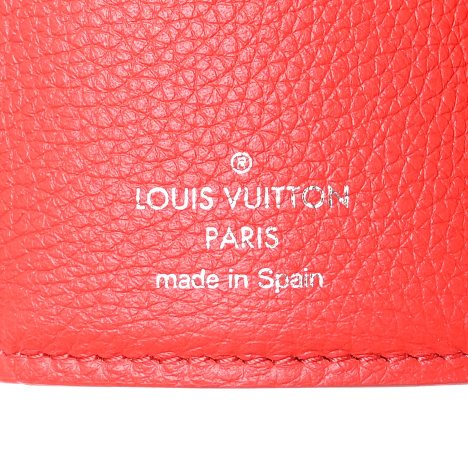Louis Vuitton LOUIS VUITTON Soft Calfskin My Lockme Compact Wallet Poppy 7 of 8