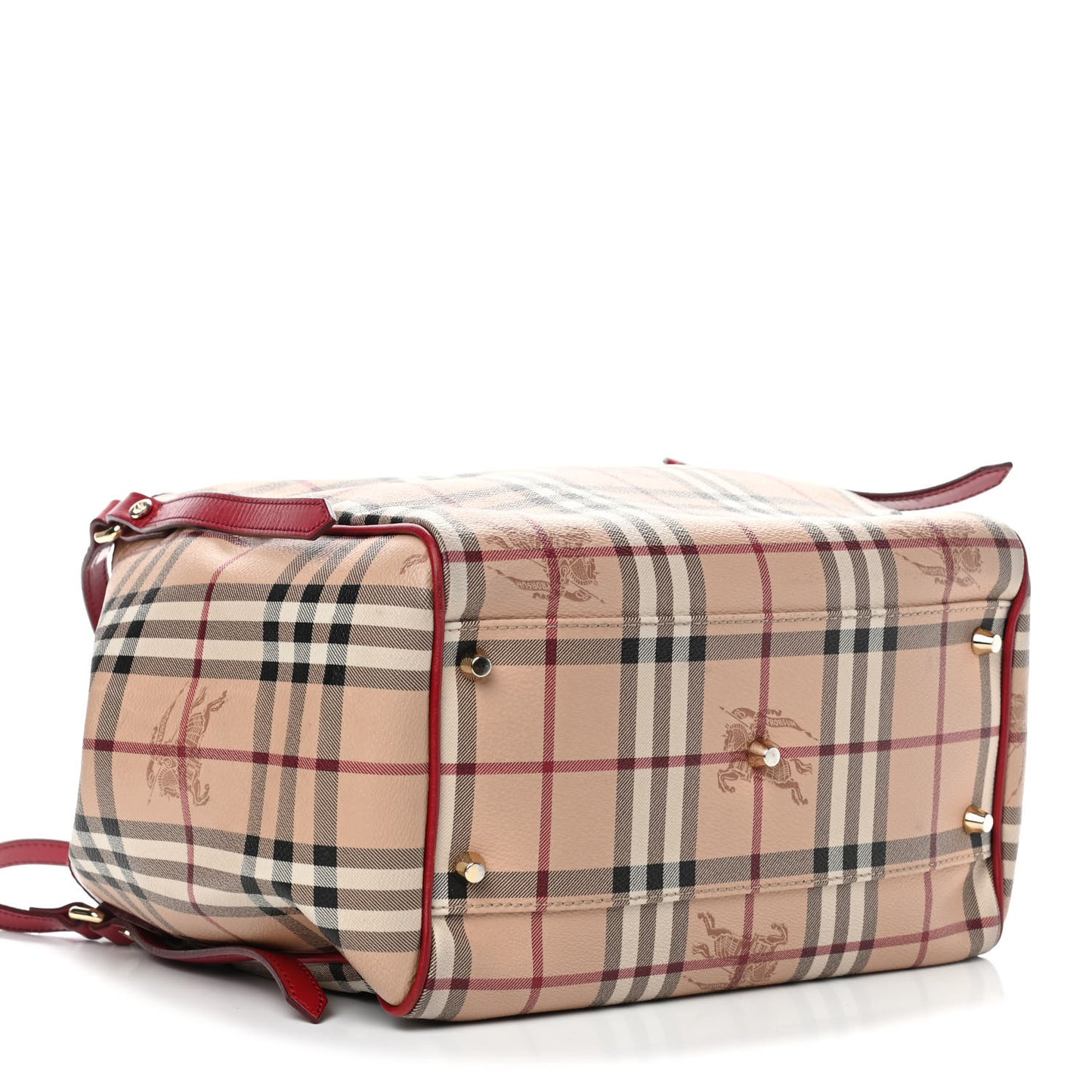 Haymarket Check Small Canterbury Tote Military Red