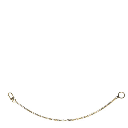 Louis Vuitton Metal Pochette Extender Key Ring Chain Gold 1 of 5