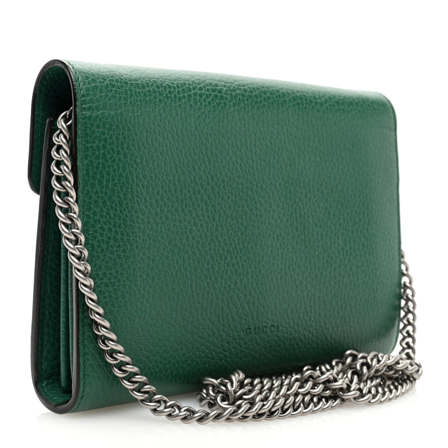 Calfskin Mini Dionysus Chain Wallet Emerald