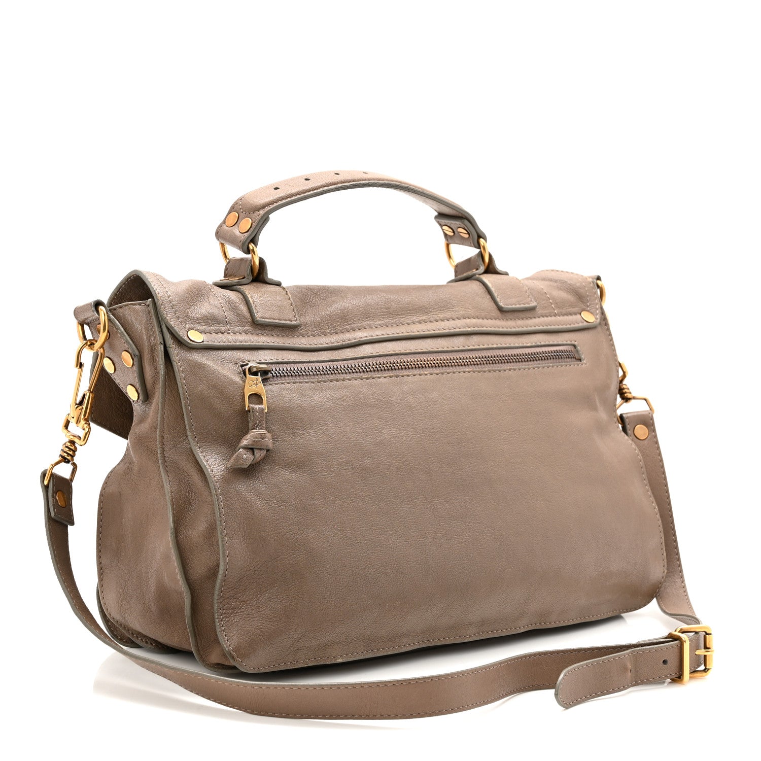 Proenza Schouler Lambskin PS1 Medium Satchel Smoke 3 of 11