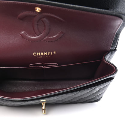 Chanel Caviar Quilted Medium Double Flap Black 4 of 8
