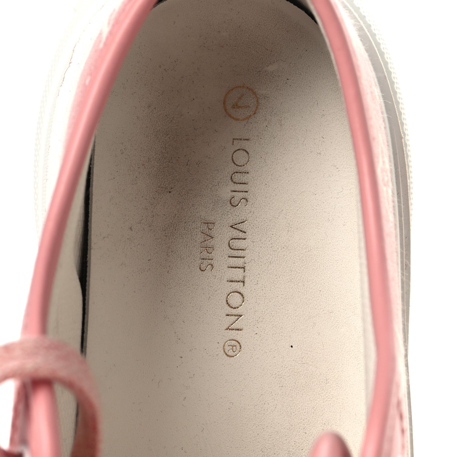 Louis Vuitton Denim Monogram Squad Sneakers 38.5 Pink 8 of 8