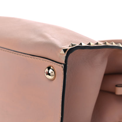 Valentino Garavani Vitello Rockstud Dome Shopper Soft Noisette 5 of 25