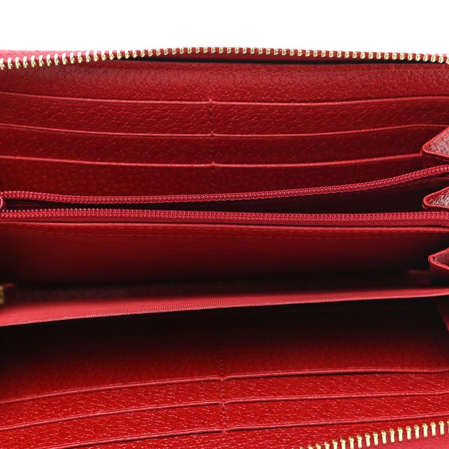 Canvas Sylvie Stripe Logo Zip Around Wallet Mystic White Hibiscus Red Maritime
