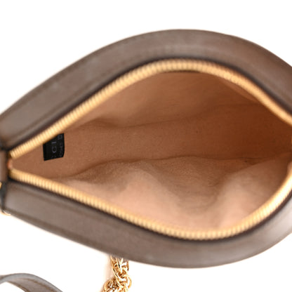 Gucci GG Supreme Monogram Web Mini Ophidia Round Shoulder Bag Brown 5 of 10
