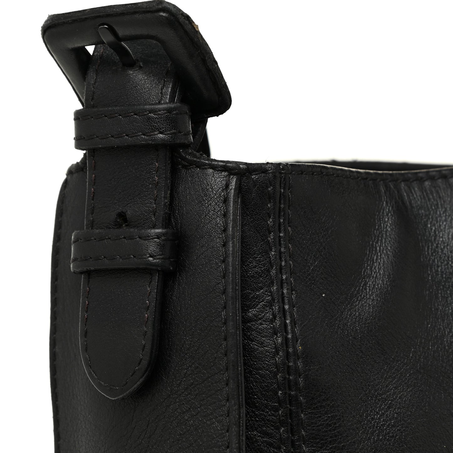 Lambskin Messenger Black