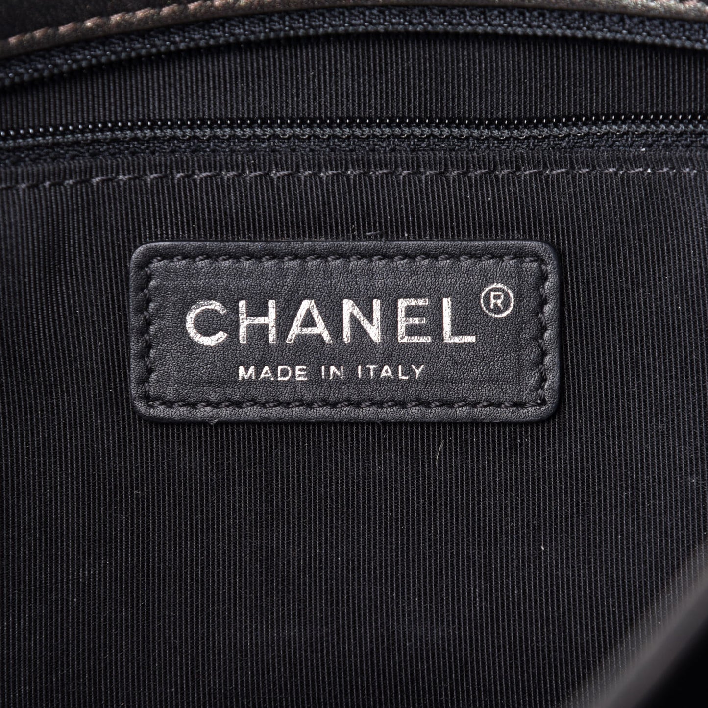 Metallic Goatskin Quilted Medium Rock In Rome Flap Charcoal