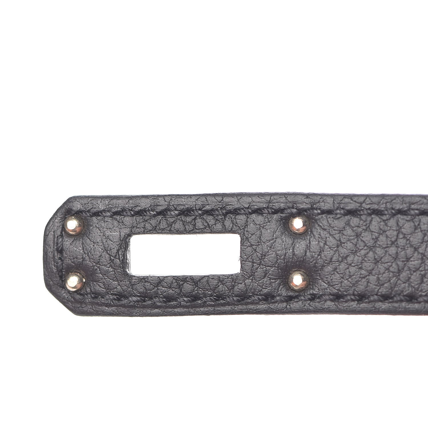 Hermes Togo Horseshoe Kelly Retourne 25 Black Magnolia 30 of 41