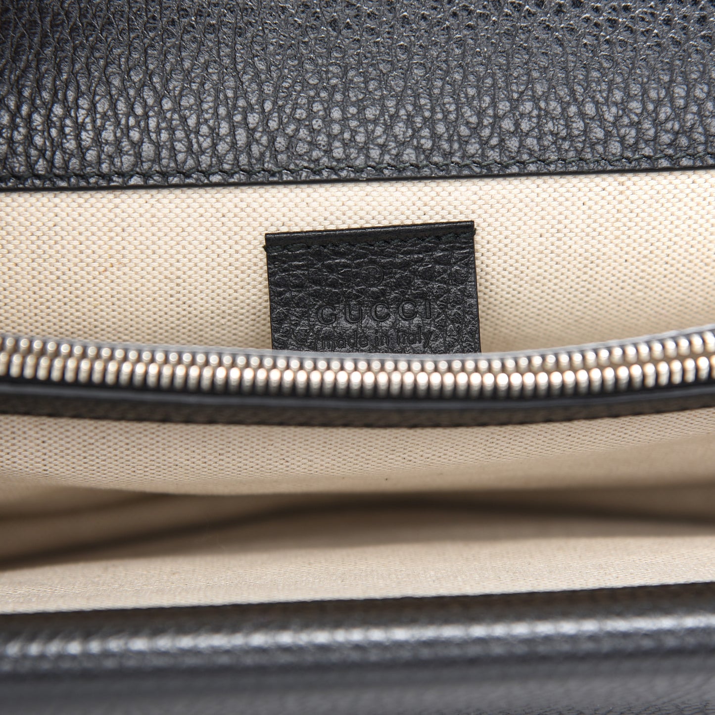 Pebbled Calfskin Small Dionysus Shoulder Bag Black