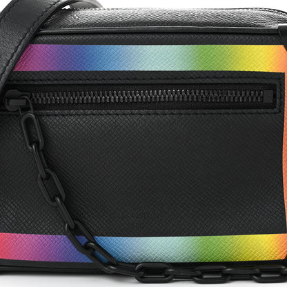 Louis Vuitton Taiga Rainbow Mini Soft Trunk Black 7 of 9