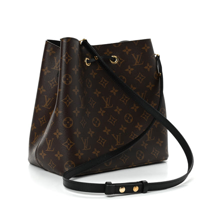 Louis Vuitton Monogram Neonoe MM Black 2 of 4
