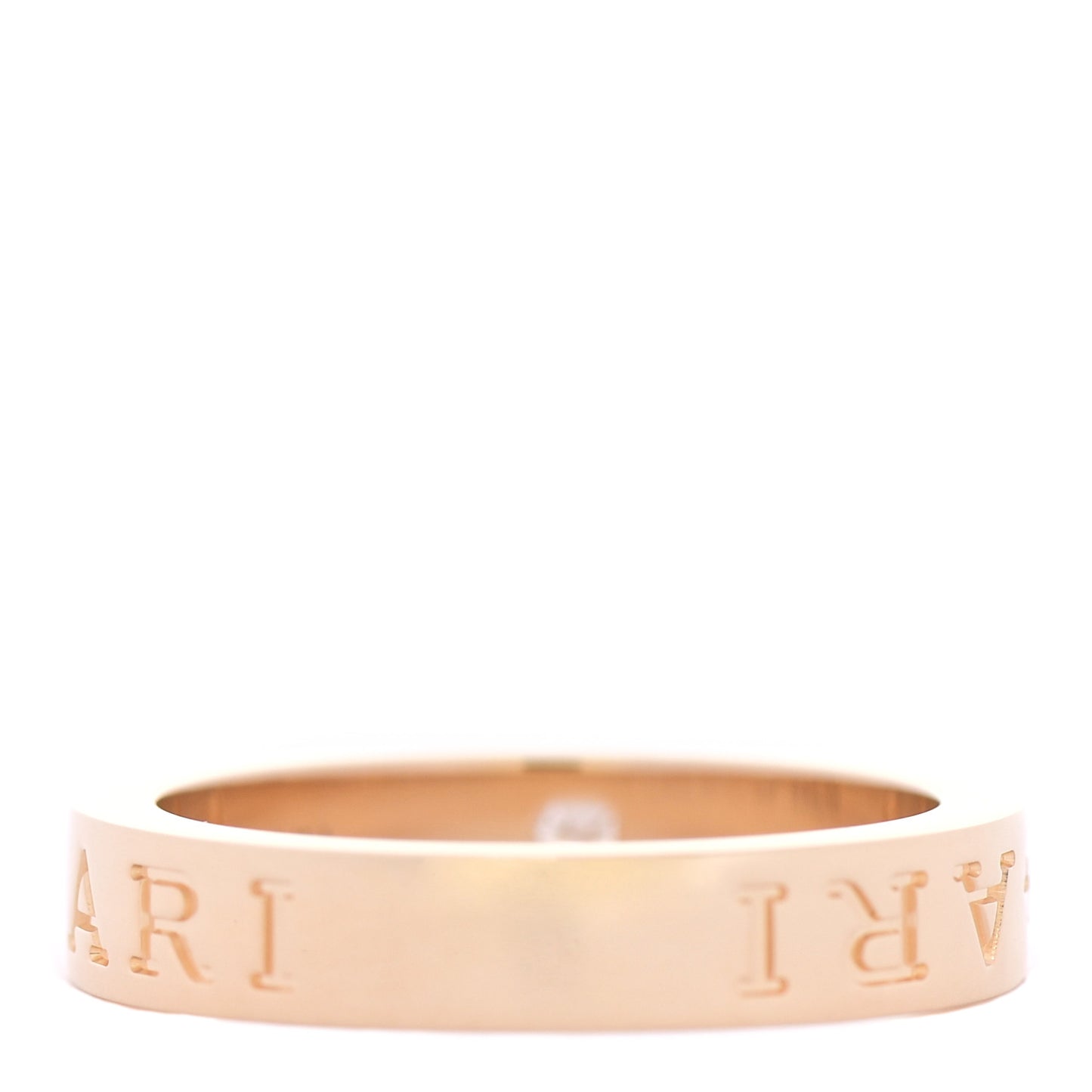 18K Yellow Gold Diamond B.Zero1 Essential Band Ring 54 6.75