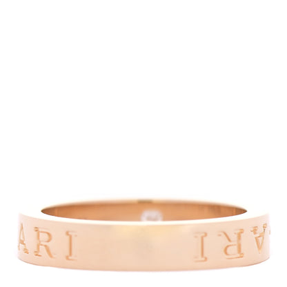 Bulgari 18K Yellow Gold Diamond B.Zero1 Essential Band Ring 54 6.75 3 of 4