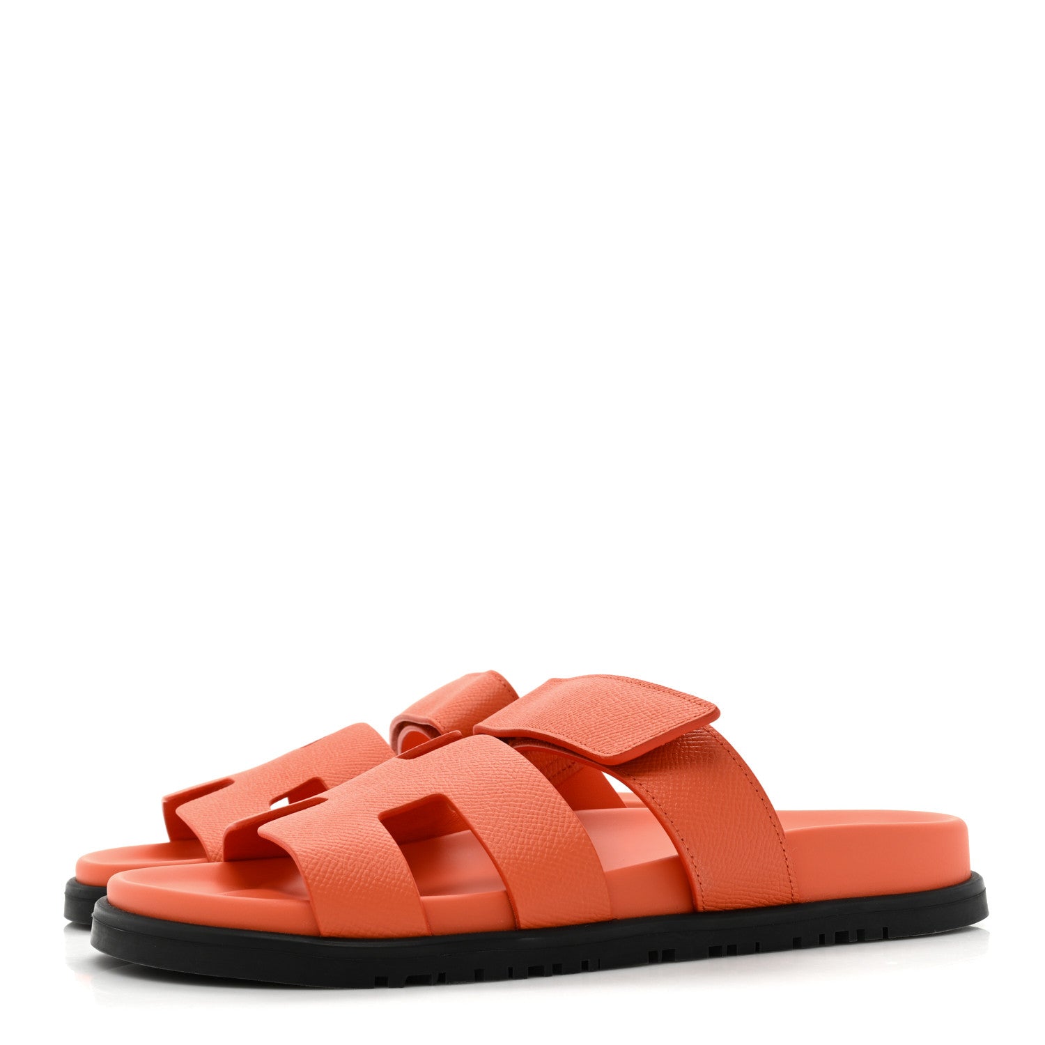 Hermes Epsom Womens Chypre Sandals 39 Rose Sorbet 3 of 11