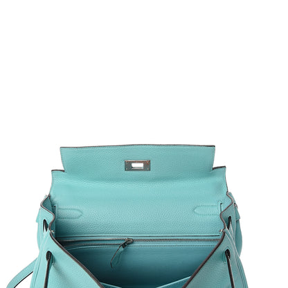 Hermes Togo Kelly Retourne 28 Bleu Atoll 27 of 39