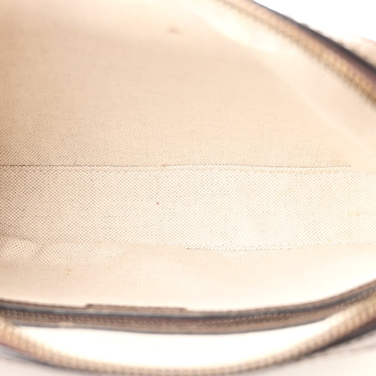 GG Supreme Monogram Textured Dollar Calfskin Web Ophidia Wristlet Shoulder Bag Beige Ebony New Acero