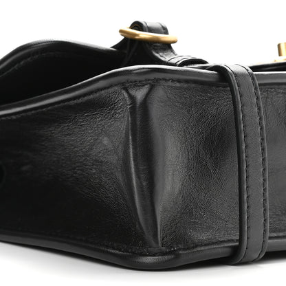 Chanel Aged Calfskin Tweed Quilted City School Flap Black 8 of 9