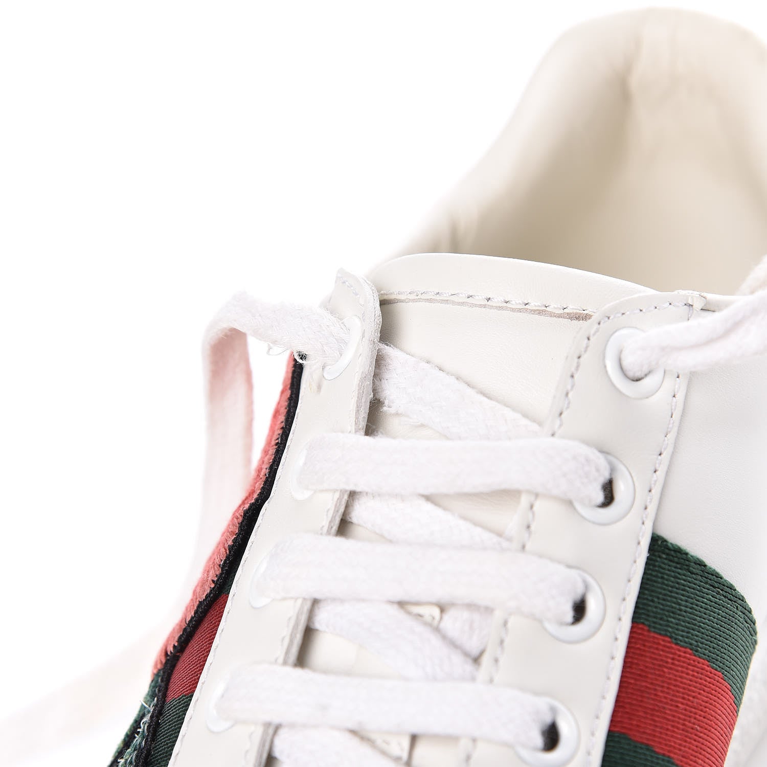 Gucci Metallic Calfskin Floral Embroidered Womens Ace Sneakers 36.5 Silver 13 of 17
