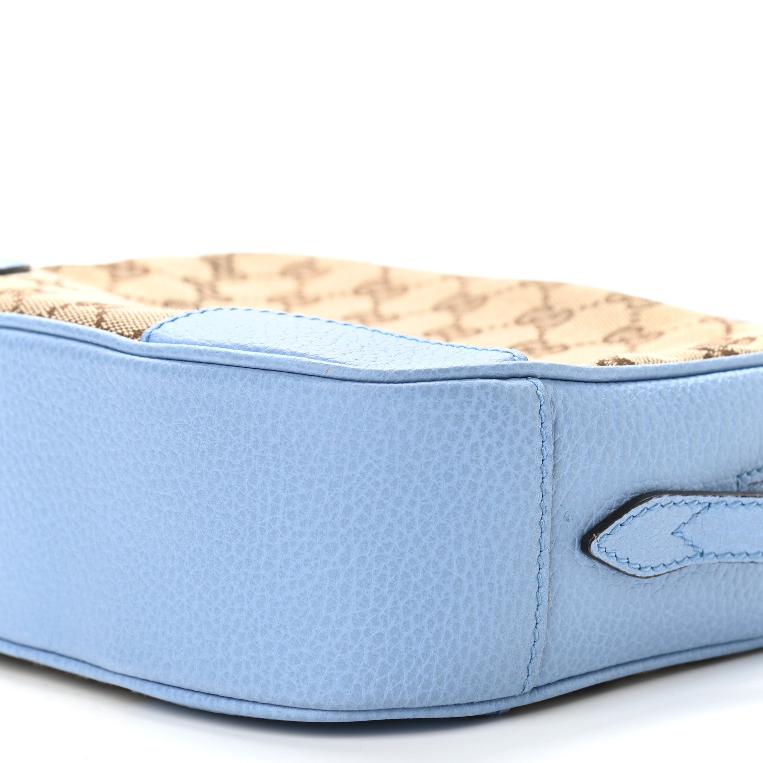 Gucci Monogram Mini Bree Messenger Bag Beige Mineral Blue 11 of 14