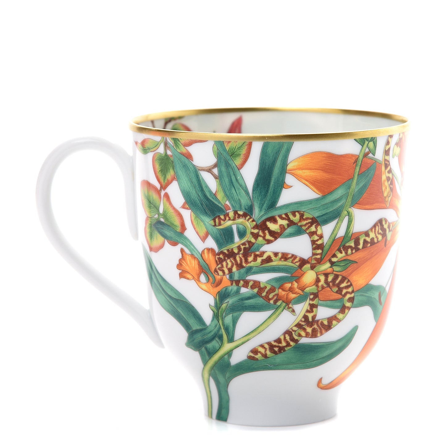 Limoges Porcelain Passifolia Mug