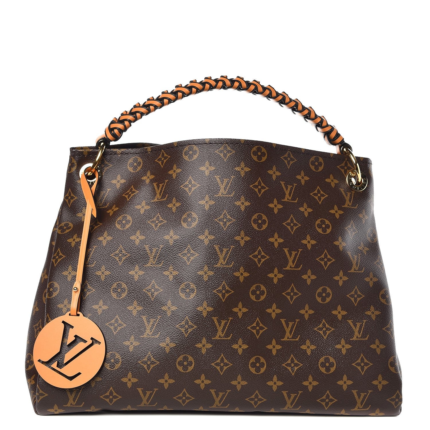 Louis Vuitton Monogram Braided Artsy MM Safran Imperial 1 of 8