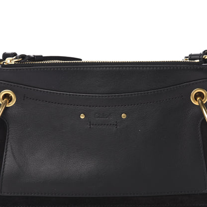 Chloe Calfskin Suede Mini Roy Bag Black 14 of 14